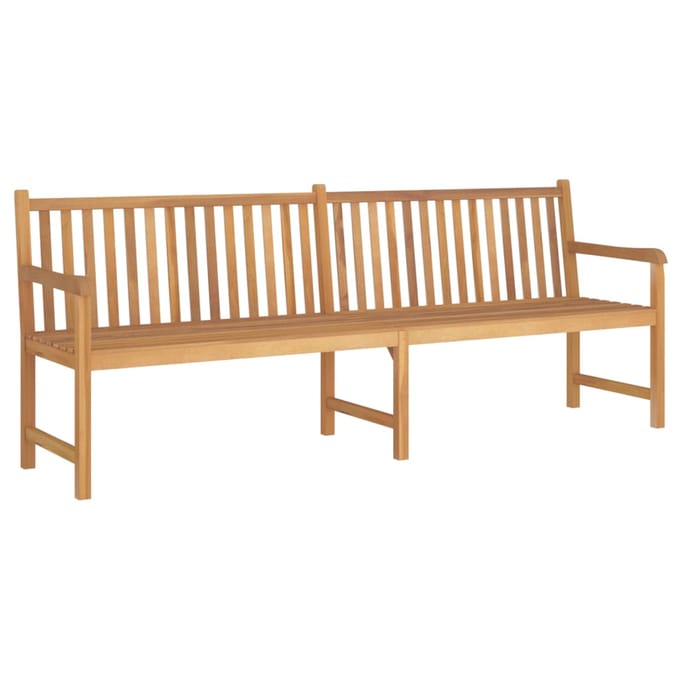 vidaXL - Tuinbank - 228 - cm - massief - teakhout