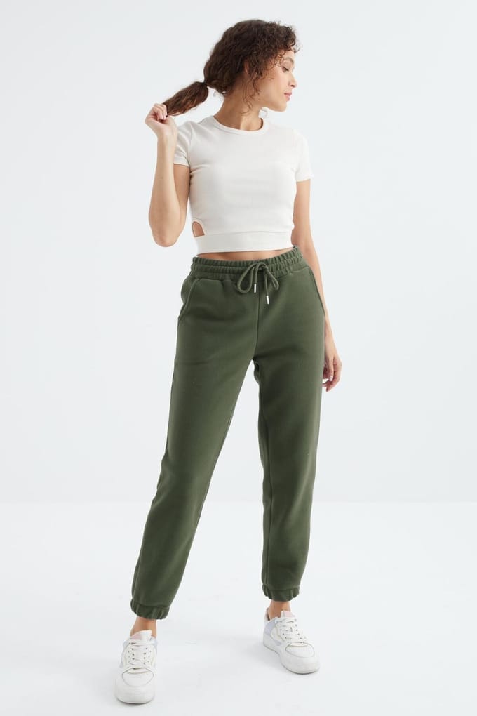 Dames Polyester Joggingbroek