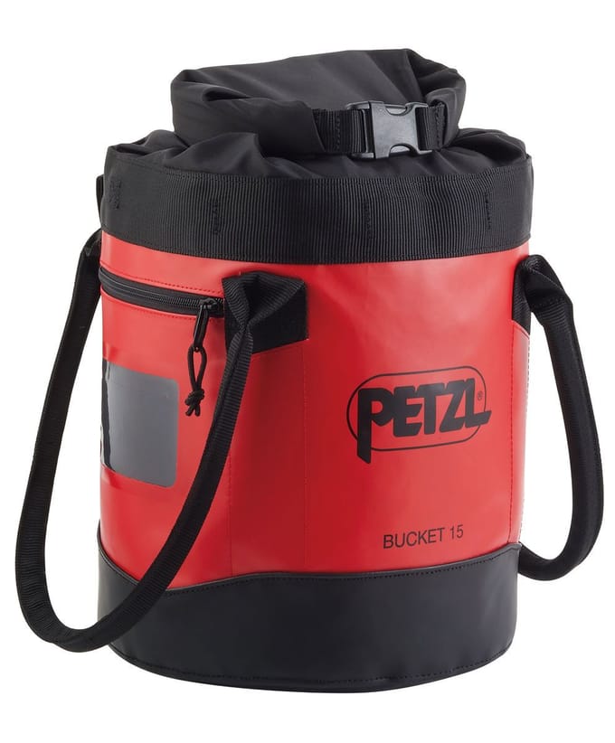 Petzl bucket materiaaltas 15 liter rood