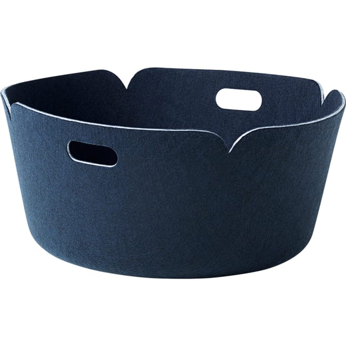 Muuto - Restore bewaarmand rond - nachtblauw