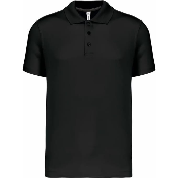 PROACT® Kinderpolo korte mouwen PA488 - Black - 6/8 years (6/8 ans)