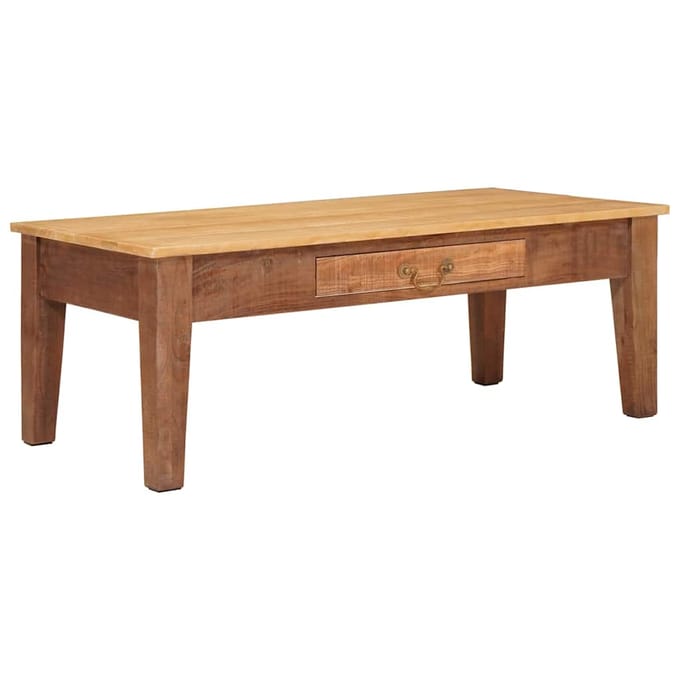 vidaXL - Salontafel - Bruin - 110 - x - 55 - x - 40 - cm - Massief - Mango - Hout