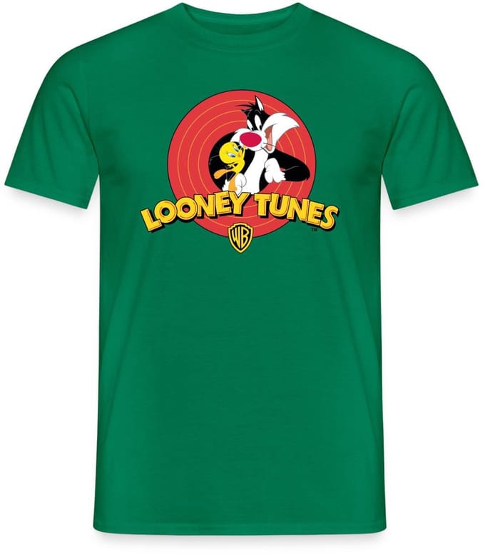 Looney Tunes Sylvester And Tweety T-Shirt Heren