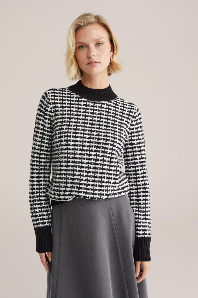 WE Fashion Knitted Pullover Black Taglia: L | Maglioni a maglia Outlet | Donna | Nero