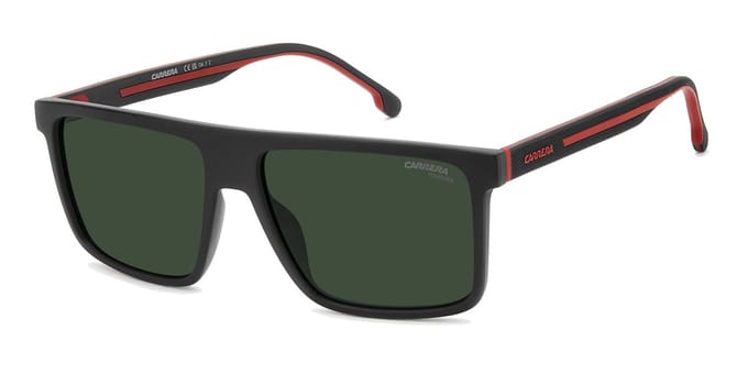 Carrera C 14/S Matte black red 58/15/145 MAN Zonnebrillen