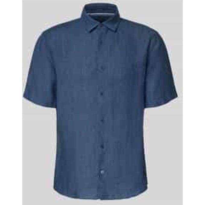OLYMP Casual Overhemd, Regular Fit, Kent, Koningsblauw