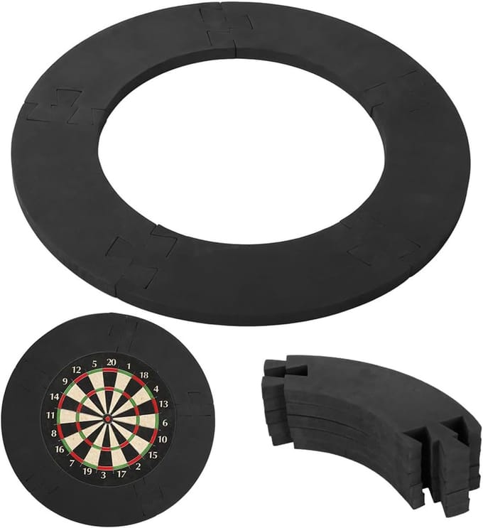 Dartbord Surround Set - 5 Delige Opvangring voor 45 cm Dartborden