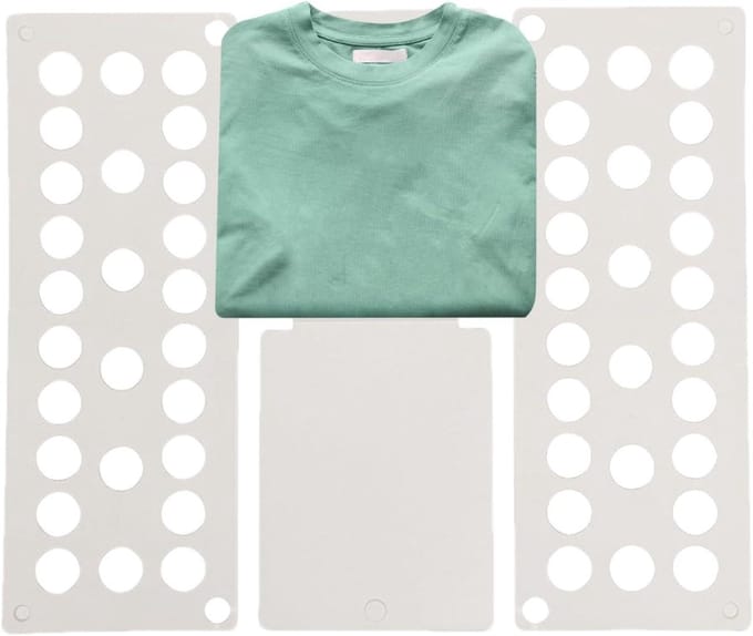 Kleding Vouwplank - Wasorganizer Sorteerder - Kleding Snel Vouwen - Opvouwbaar Ontwerp - 40 x 48 cm - Wit