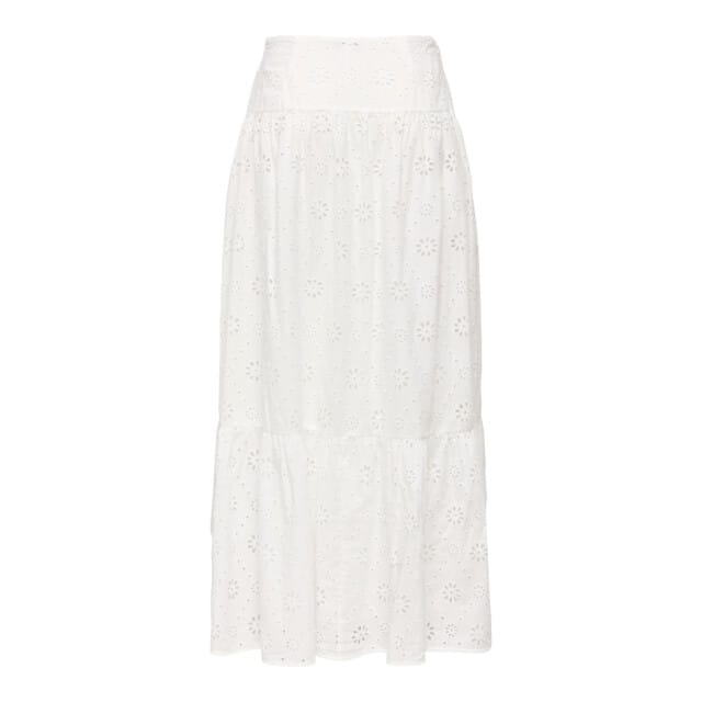 ONLY - ONLALITHEA LONG EMB SKIRT WVN Dames Rok
