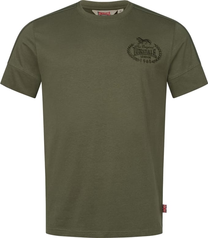 Lonsdale London BREOCK Heren T-shirt - olijf - M