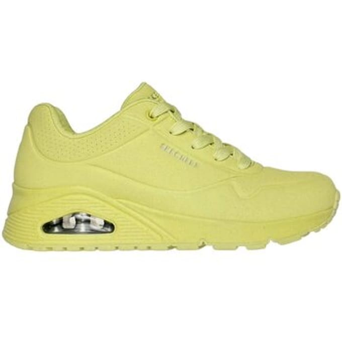 Skechers Damessneakers Uno - Stand On Air Limoengroen EU 36