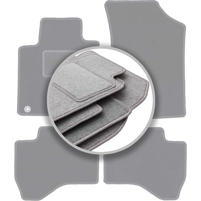 Automatten asgrijs voor: Citroen C1 I hatchback (2005-2014)