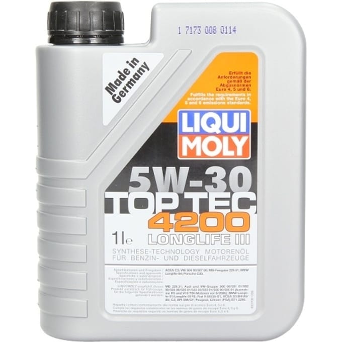 Motorolie LIQUI MOLY P000323 TopTec 4200 5W30 1L