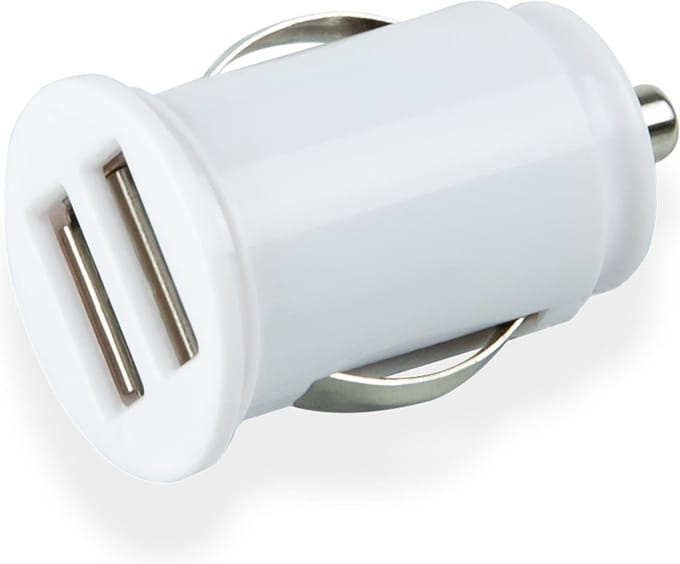Greenmouse duo autolader 2x usb-a wit