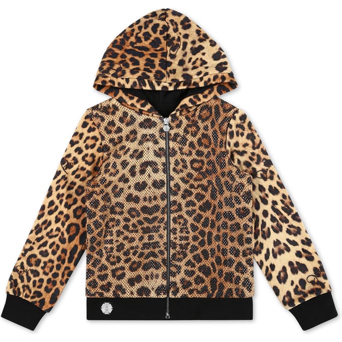 Hoodie Sweatjack Leopard