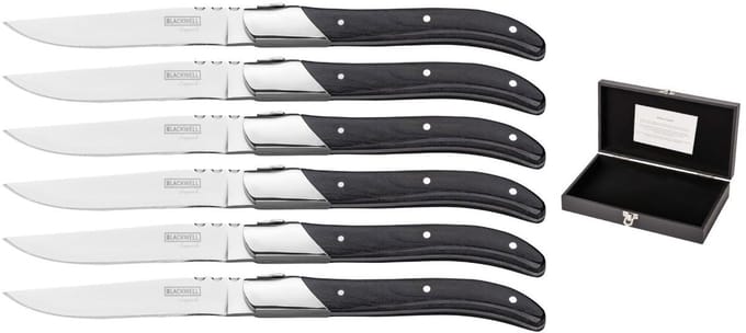 Blackwell Steakmessen Laguiole - Pakkahout - 6 Stuks