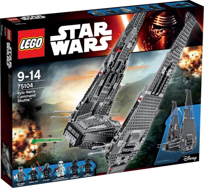 LEGO Star Wars Kylo Ren’s Command Shuttle 75104