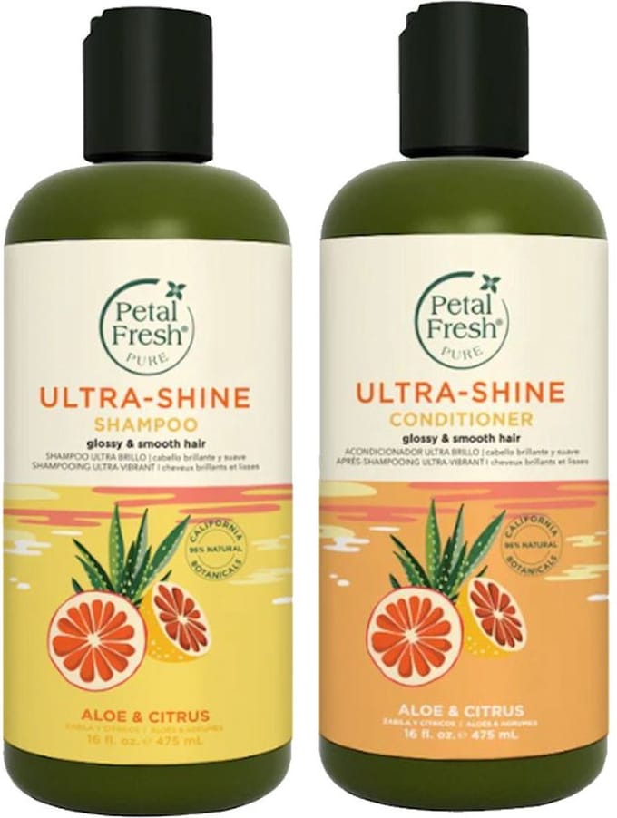 PETAL FRESH - Aloe & Citrus - Shampoo + Conditioner - 2 Pak