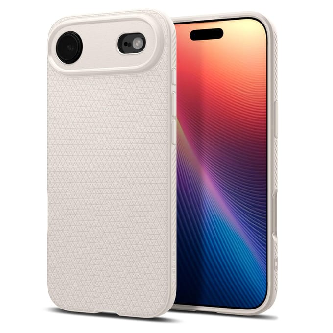 Spigen Liquid Air Hoesje Geschikt voor Apple iPhone Air - Back Cover Flexibel TPU Titanium