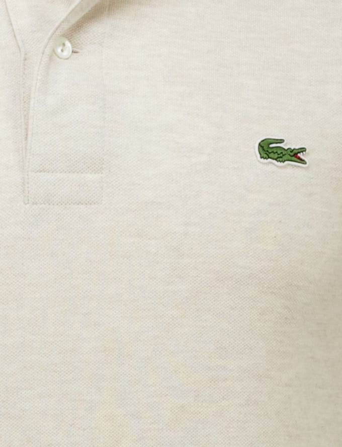 Lacoste poloshirt korte mouw creme