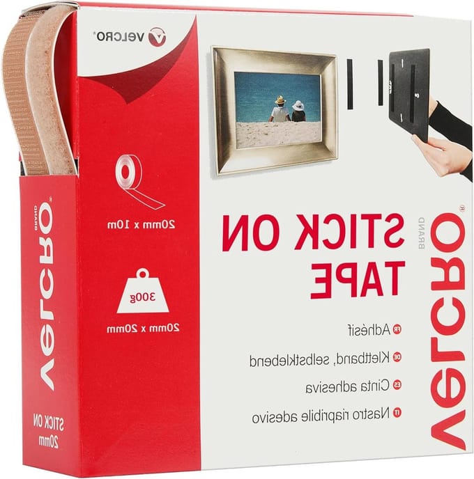 VEL-EC60221 Beige plakbandrol 20mm x 10m - kantoorbenodigdheden