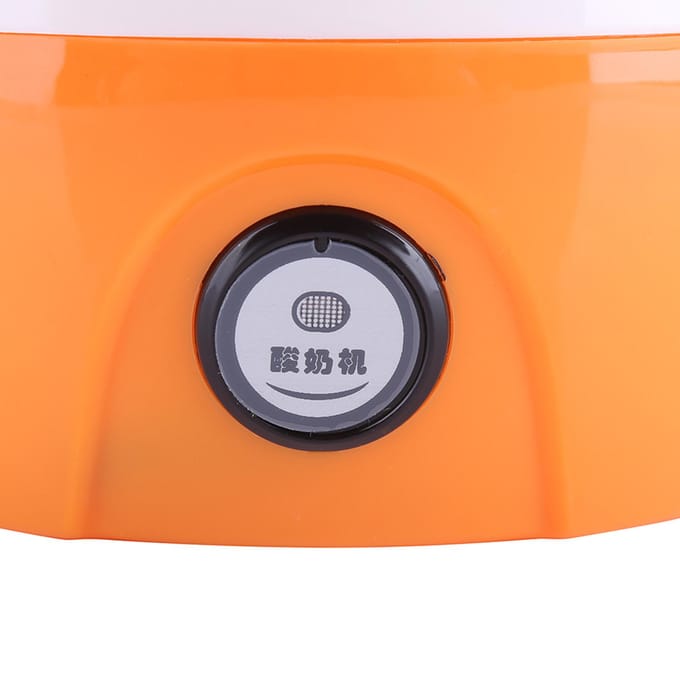1L Elektrische Automatische Yoghurtmaker Machine Yoghurt DIY Gereedschap Plastic Container  (Oranje)