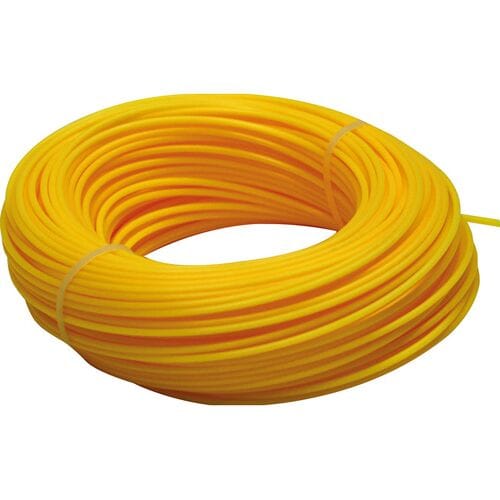 Toolland Trimmerdraad, nylon, geel, 2 mm, 50 m