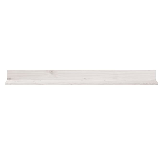 vidaXL - Wandkasten - 2 - st - 110x11x9 - cm - massief - grenenhout - wit