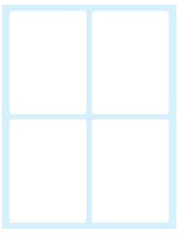 Tico E-7556 etiket Wit Rechthoek Permanent 40 stuk(s)