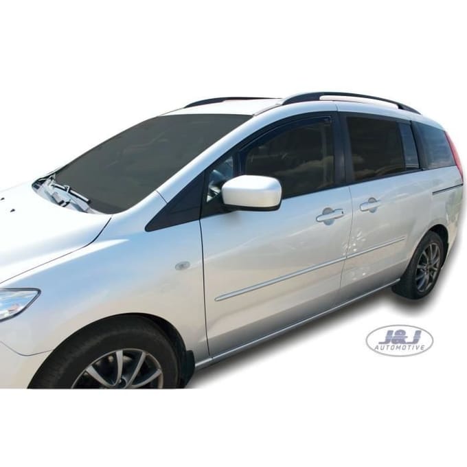 Déflecteurs d'air - J&J AUTOMOTIVE - Mazda 5 - Fumé - Acrylique renforcé - Installation facile