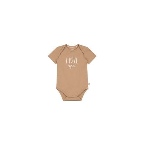 Prénatal romper i love opa Brown 62/68 unisex
