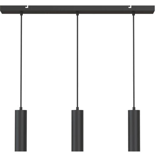 Calex Hanglamp - GU10 - 3-Lichts - Plafondlamp - Mat Zwart - Eetkamer - Keuken - Eettafel - Excl. lichtbron