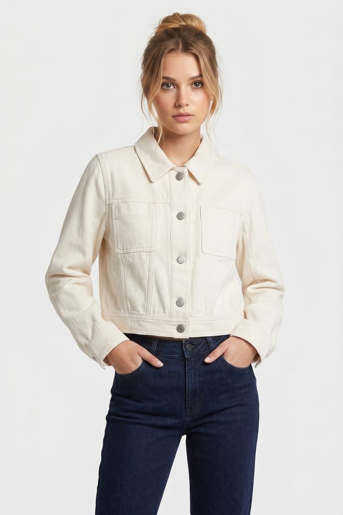 & Other Stories Akela Jacket White Taglia: 34 | Giacche di jeans Outlet | Donna | Bianco