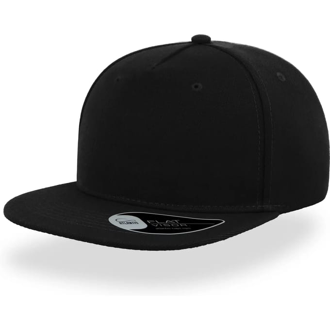 Atlantis Headwear Snap Five-S AT530 - Black - One size