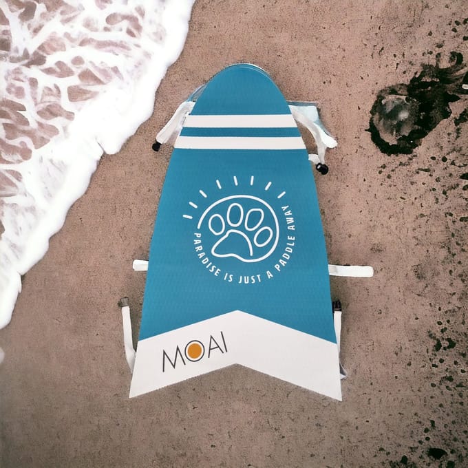 MOAI - deck pad - Classic Dog design - hondenmat - sup accessoire - beschermmat