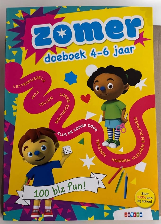 Zomer Doeboek 2026 4-6 jaar - Vakantieboek - Doeboek