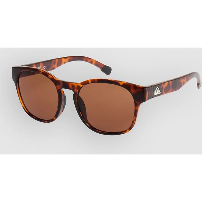 Quiksilver Time Box Shiny Tortoise Zonnebril bruin
