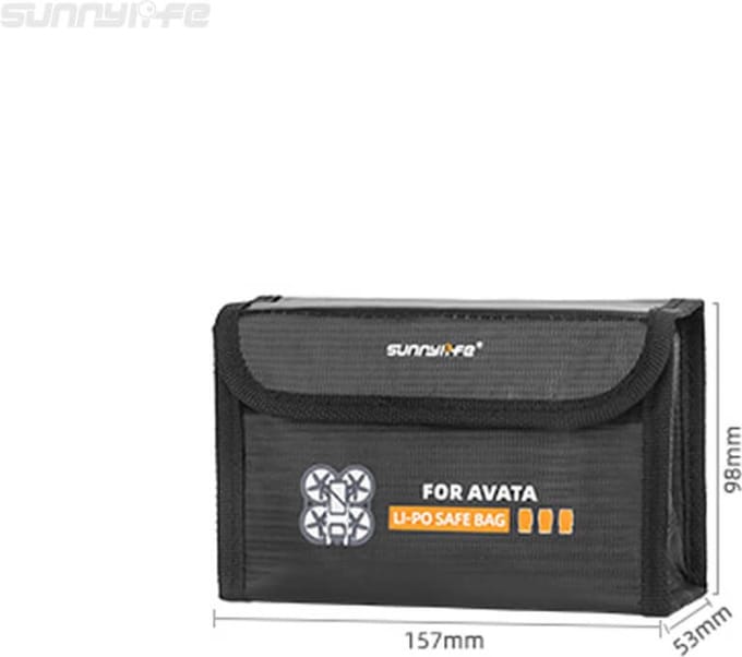 LiPo Safe Bag voor DJI Avata - 3 accu's