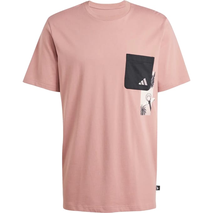T-shirt met zak adidas Lens Evelated