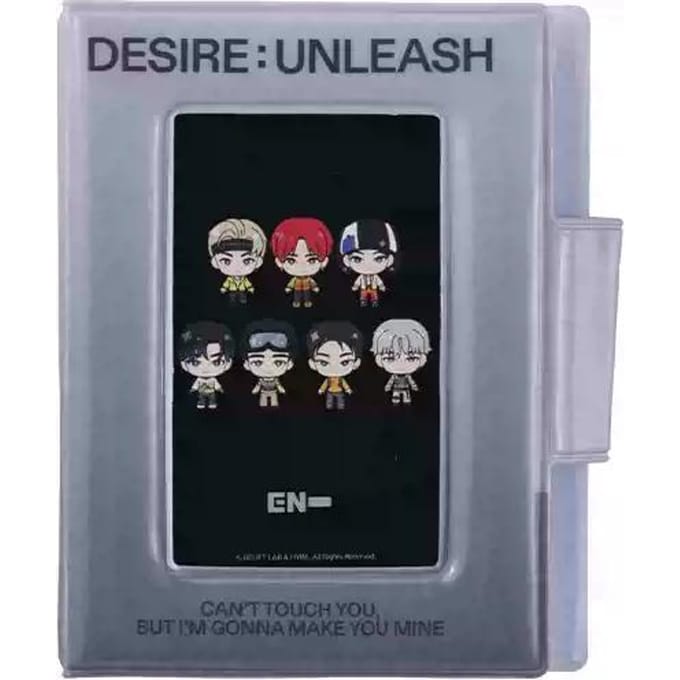 ENHYPEN x MINISO - Livre de cartes de personnages gray