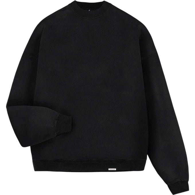 Represent Heren Initial Crew Neck Sweatshirt (Zwart)