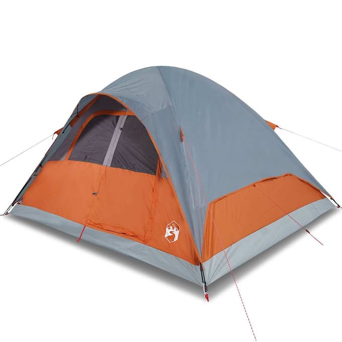 vidaXL Koepeltent 6-persoons waterdicht oranje