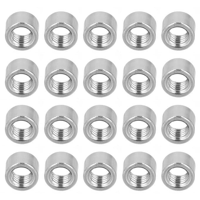 20 stuks M8 Binnendraad Ronde Koppeling Moer Schroefdraad Cilindrische Koppeling Moer Set voor Machineonderhoud