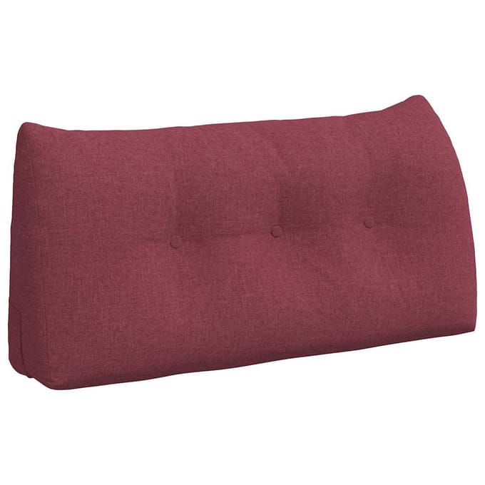 vidaXL - Rugkussen - Wijnrood - 100 - x - 24 - x - 50 - cm - Stof