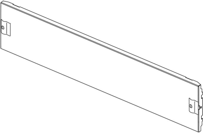 Afdekplaat - Blindplaat Combinatiedoos - Wandafwerking - Standaard Maat - 850x150 mm - Wit