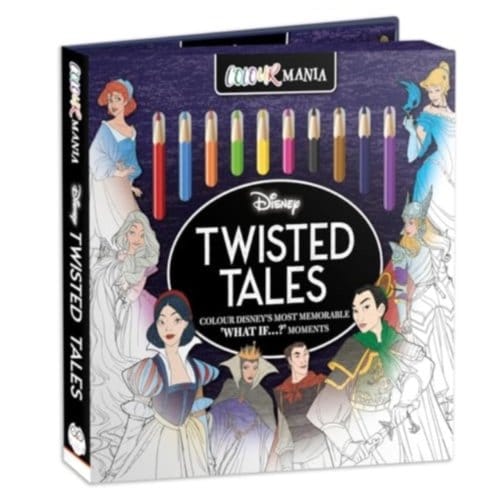 Disney: Twisted Tales Colourmania - Colouring Book And Pencil Set - Robin Benway