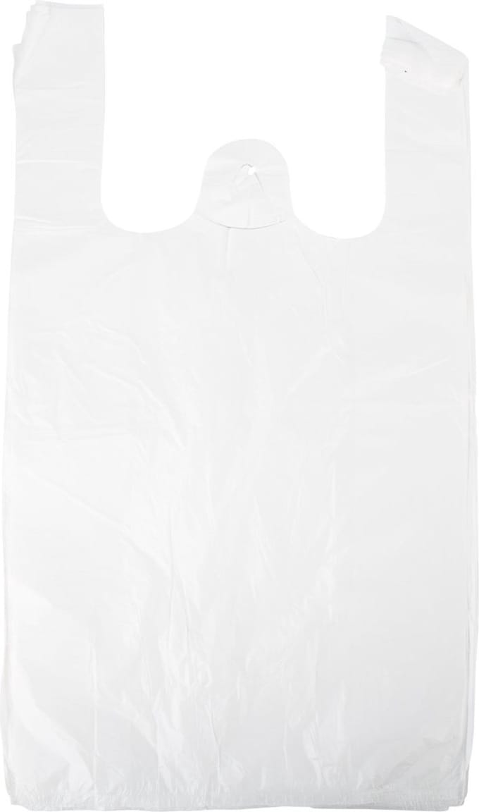 Take Dis Hemdtas MIXPE 27/12 x 48 cm, wit - Pak 250 stuks