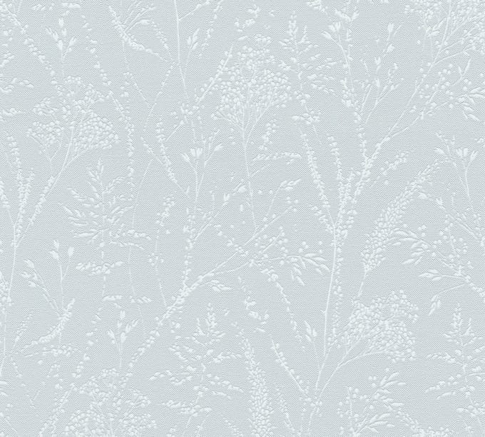 SUBTIELE TAKJES BEHANG | Landelijk - Blauw Wit - A.S. Création Pure Elegance