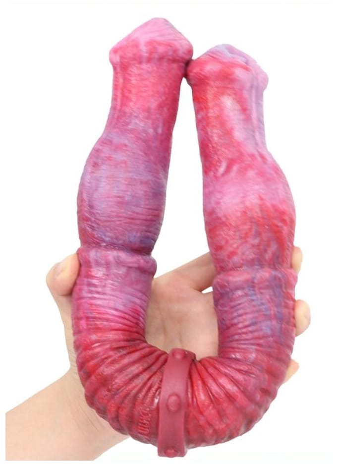 Duo Dubbele Dildo Roze 48 x 5 cm