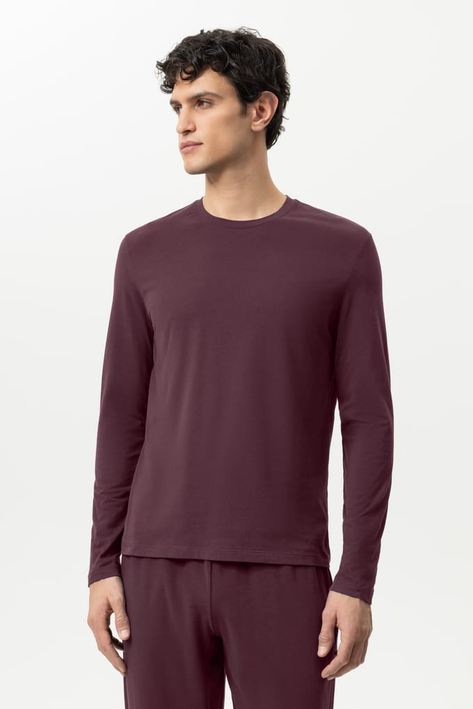 Shirt met lange mouwen Serie Relax Tuned Oxblood